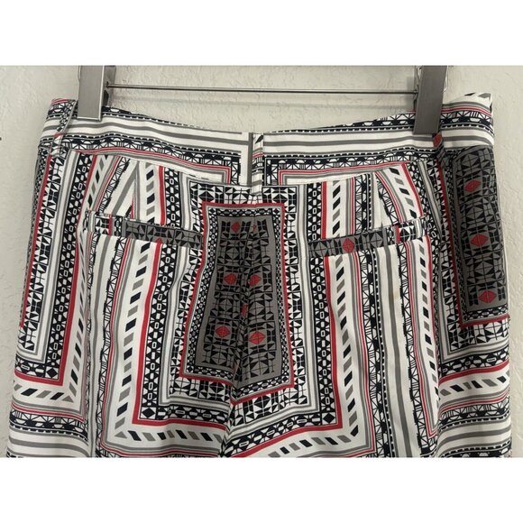 Parker Harem 100% Silk Boho Print Pants Sz 4 - Picture 6 of 8